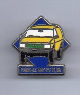 Pin's TBQ - RALLYE PARIS - LE CAP / FC - 91-92  Auto 4x4 Au Dos MADE IN FRANCE - Rally