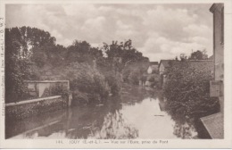 144 - Jouy ( E.-et-L. ) - Vue Sur L' Eure , Prise Du Pont - Jouy