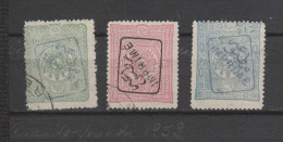 Yvert 7 - 8 - 9 Oblitérés - Newspaper Stamps