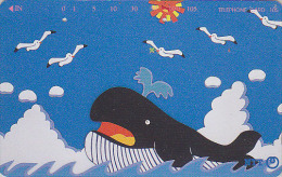 Télécarte Japon / NTT 231-297 - ANIMAL - BALEINE - WHALE Japan Phonecard - WAL Telefonkarte - BALLENA - 421 - Delphine