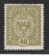 Austria 1916. Scott #154 (M) Coat Of Arms * - Nuovi