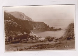 CPA PHOTO LEE BAY FROM LEE ABBEY, LYNTON - Lynmouth & Lynton