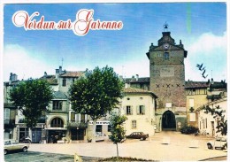 VERDUN Sur GARONNE . 82 . Place De L'éperon .1986 - Verdun Sur Garonne