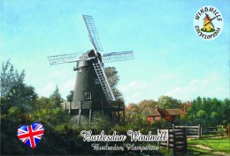 Carte Postale, Moulin A Vent, Windmills Encyclopedia, England (Hampshire), Burlesdon, Burlesdon Windmill - Molinos De Viento