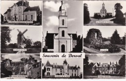 DERVAL - Carte Multi-vues - CPSM Petit Format Timbrée 1960 - Derval