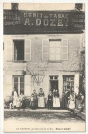 95 - (AMBLEVILLE) - LE VAUMION, Par Bray-Lû - Maison DOZET - 1911 - Débit De Tabac - Epicerie - Mercerie - Bray-et-Lû