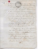 ACTE De La MARNE  -  1792  -   8 Sols  -   Bail  , Commune De SOMSOIS - Cachets Généralité