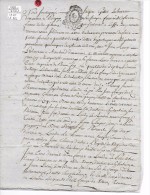 ACTE De La MARNE  -  1792  -   4 Sols  -    Commune De PARGNY Et ALLIANCELLE - Cachets Généralité