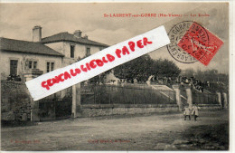 87 - ST SAINT LAURENT SUR GORRE- LES ECOLES  - EDITEUR ERNEST MESIERE ST SAINT JUNIEN - Saint Laurent Sur Gorre