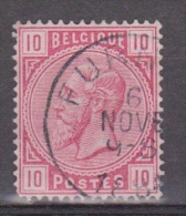(3969 – A1-6 ) COB 38 Obl Furnes Veurne - 1883 Leopoldo II