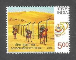 INDIA, 2015, Border Security Force BSF, Military, Militaria, Camel,   MNH, (**) - Neufs