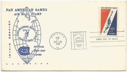 USA 1959 10c Pan American Games FDC FIRST DAY COVER - Andere & Zonder Classificatie