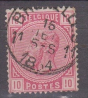 (3982 – A1-6 ) COB 38 Obl Bruxelles 11 - 1883 Léopold II