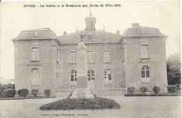 PICARDIE - 80 - SOMME - BOVES - La Mairie Et Monument Aux Morts - Boves