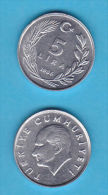 AC - TURKEY 5 LIRA 1986 ALUMINUM UNCIRCULATED - Turquie