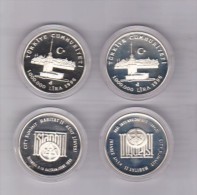 AC - HABITAT CITY SUMMIT TURKEY 1996 MAIDEN TOWER MEDALLION & STRAIGHT PAIR UNC - Turchia