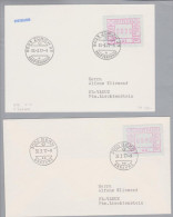 Schweiz Automatenmarken 1977-03-30 Serie Briefe A1-A4 - Automatic Stamps