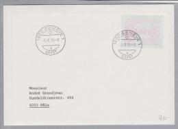 Schweiz Automatenmarken  1976-08-09 FDC A3 Genève 1 - Automatic Stamps