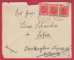 204577 / 1931 - 3 X 1  DIN. - KING  Alexander I , CELJE ( Slovenia ) - SOFIA  , SHS Yugoslavia Jugoslawien - Lettres & Documents