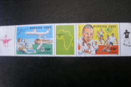 TIMBRE Des  Burkina Faso   N° 310 A     PA   Triptyque ** - Burkina Faso (1984-...)