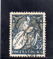 POLOGNE 1921 O - Usati