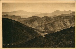 30  VALLEE DU RIEUTORD   VUE D'ENSEMBLE DES CEVENNES ET DE LA RIANTE VALLEE DU RIEUTORD........ - Sumène