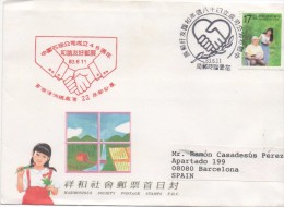 2985      Carta Aérea  China Taiwan  1983 - Covers & Documents