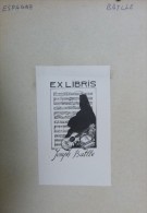 Ex-libris Espagne - Joseph BATTLE - Musique - Bookplates