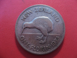 Nouvelle-Zélande - One Florin 1934 George V 5438 - New Zealand