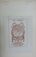 Ex-libris Espagne - Joseph BATTLE - Le Guerrier - Bookplates