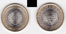 AC - TURKEY 1 LIRA 2012 10th ANNIVERSARY OF TURKISH OLYMPICS COIN U​​​​​​INCIRCULATED - Türkei