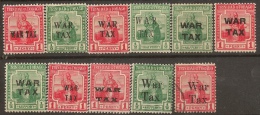 TRINIDAD & TOBAGO 1917 War Tax (11) M+U #SE81 - Trinidad & Tobago (...-1961)