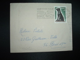 LETTRE TP ART EGYPTIEN 0,30 OBL.MEC.19-4-1967 MONTE-CARLO + GRAND PRIX AUTOMOBILE - Lettres & Documents