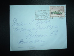 LETTRE TP AUTOMOBILE COOPER 0,30 OBL.MEC.21-6-1967 MONTE-CARLO - Lettres & Documents