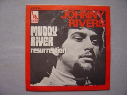 Vinyle---Johnny RIVERS : Muddy River (45t) - Rock