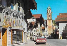 DEUTSCHLAND Allemagne - MITTENWALD : Obb ( Commerces Autos ) CPSM GF 1972 - Germany Duitsland Alemania Germania ) - Mittenwald
