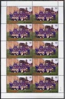 S. Vincent 1987, English Teams, Everton, Sheetlet - Unused Stamps