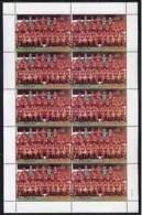 S. Vincent 1987, English Teams, Liverpool, Sheetlet - Unused Stamps