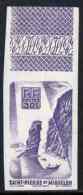 S. Pierre Miquelon 1947-52, Motives, 30c Blue-violet, 1val IMPERFORATED - Unused Stamps