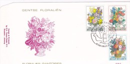 Gentse Floraliën 1980 / FDC Met De Drie Zegels En Mooi Gestemeld - Other & Unclassified