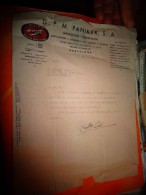 D.P.M Panikers S A Barcelona "Avion" Marca Registrada Especialidades Y Accessorios Para Curtidos Y Calzados 1955 - Spanje