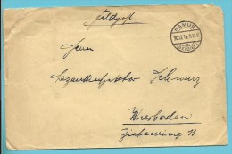 Brief "feldpost" Met Duitse Brugstempel NAMUR Op 30/12/14 - Kriegsgefangenschaft