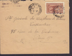 Madagascar TANNARIVE 1934 Cover Lettre PARIS France General Joseph-Simon Gallieni Aux Cheval Horse Pferd (2 Scans) - Brieven En Documenten