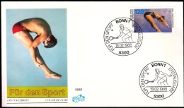Germany Bonn 1988 For Sport Tennis Diving - Buceo