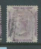 Sierra Leone 1859 QV 6d Violet FU - Sierra Leone (...-1960)