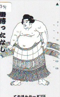 Télécarte  Japon * SUMO (754)  LUTTE  LUTTEURS WORSTELEN * JUDO * Kampf Wrestling *  LUCHA * PHONECARD JAPAN - Sport