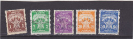 YOUGOSLAVIE   1953  Taxe  Y.T. N° 114  à  121  Incomplet  0blitéré - Timbres-taxe