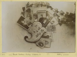 Tableau De Photographies De La Famille Berthelon-Sénélar. Batna (Algérie) 1895. Militaires. - Alte (vor 1900)