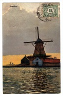 ZAANDAM - MOULIN A VENT - WINDMILL - Carte Colorisée - Ed. Photochromie Serie 165 Nr. 2961 - Zaandam