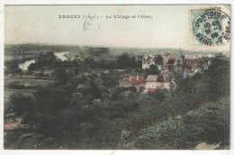 95 - ERAGNY - Le Village Et L'Oise - 1906 - Eragny